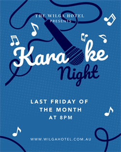 Karaoke at the Wilga Hotel