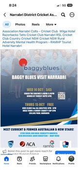 Baggy Blues Visit Narrabri